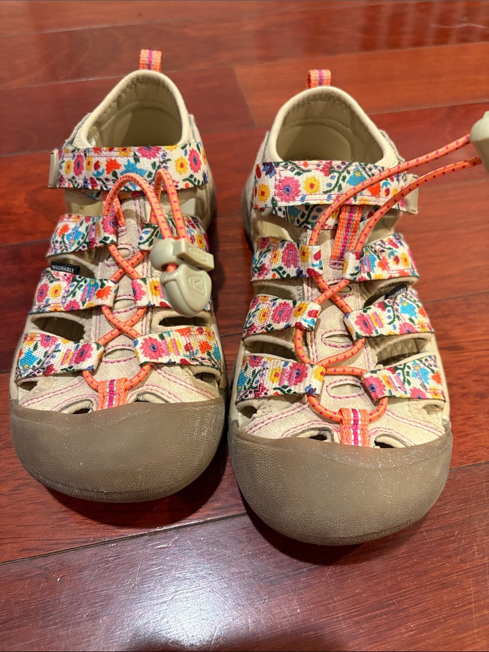 Kids' Newport H2 Water Friendly Sandal Keen Safari Birch Size US 2 Floral - Picture 2 of 13